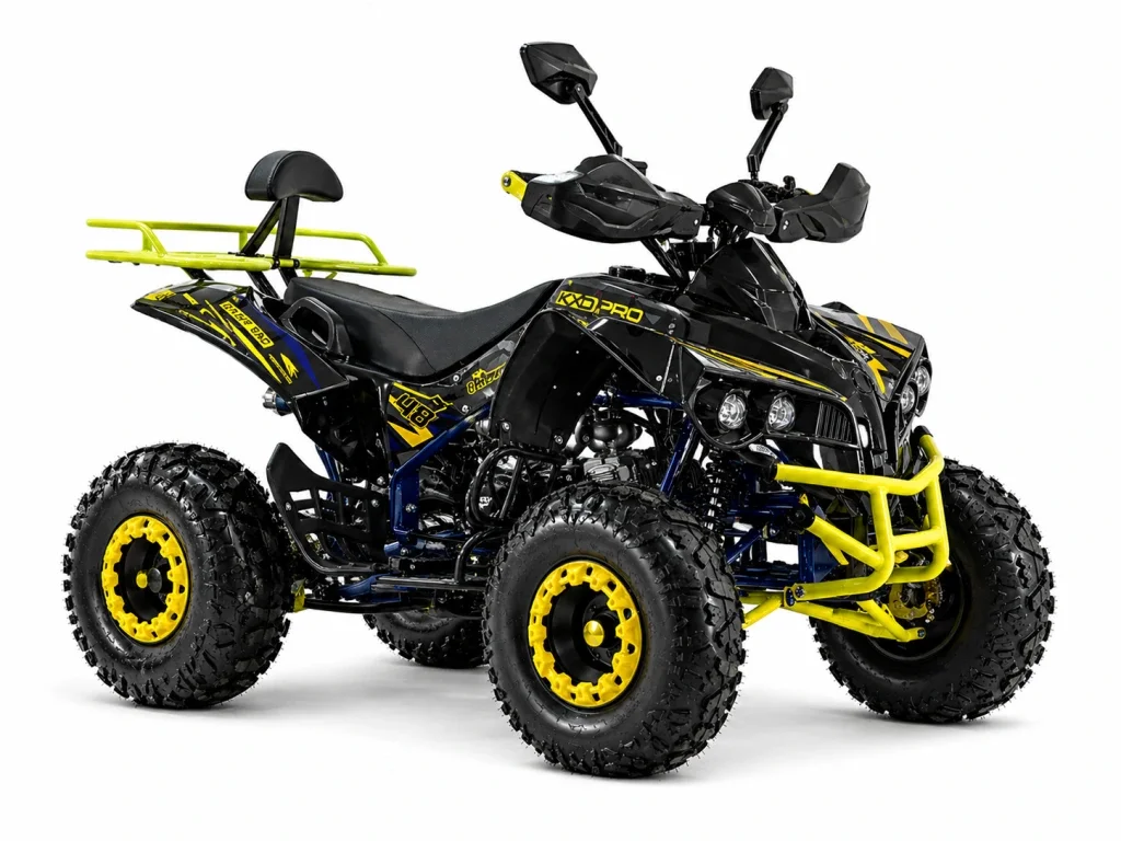 Štvorkolka 125cc KXD ATV 008 Lemon žlto-modrá – foto 2