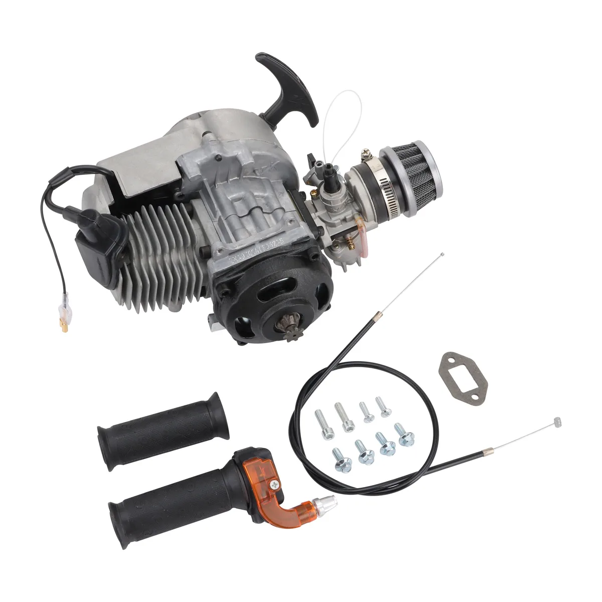 Kompletný motor 49cc s karburátorom a filtrom – foto 3