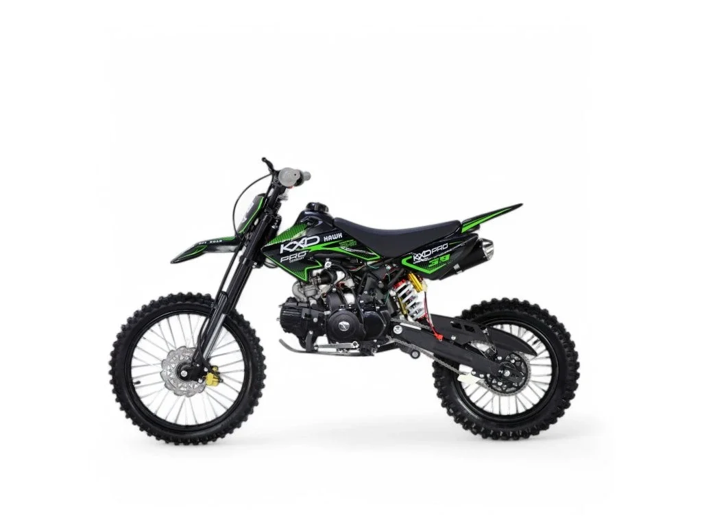 Pitbike 125cc KXD 607S Hawk 17/14″ zelený – foto 5