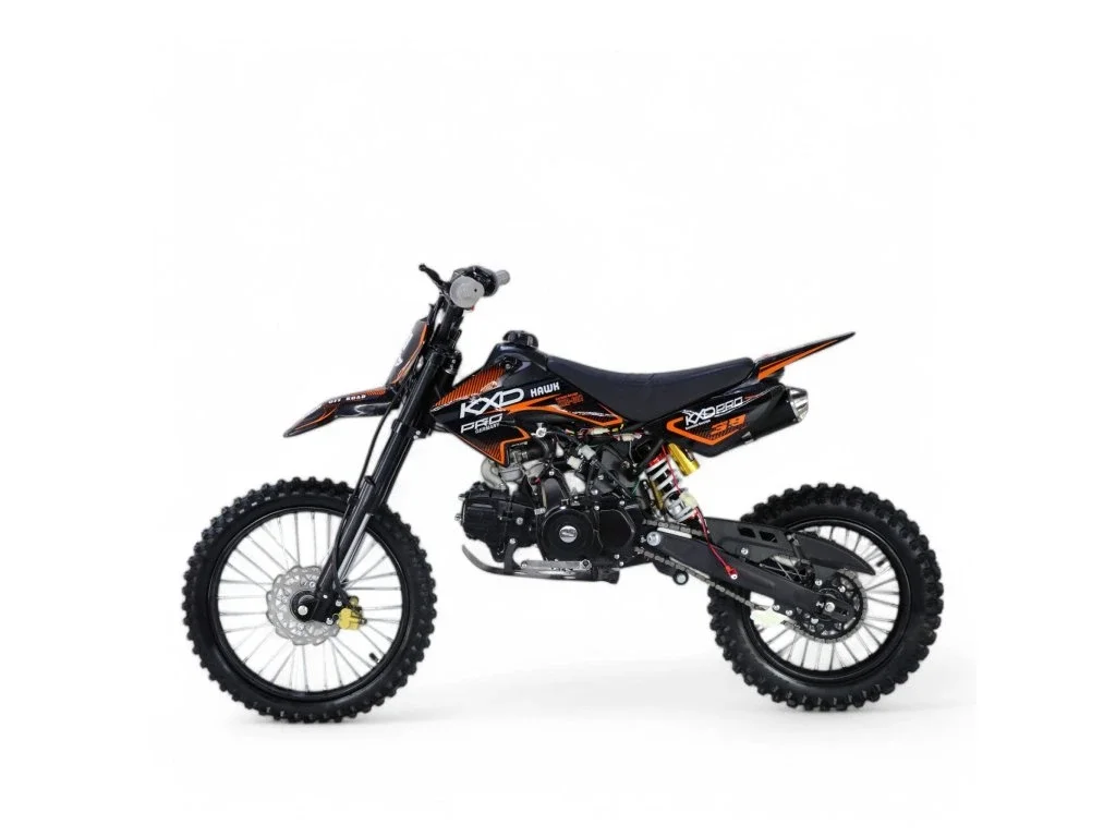 Pitbike 125cc KXD 607S Hawk 17/14″ oranžový – foto 2