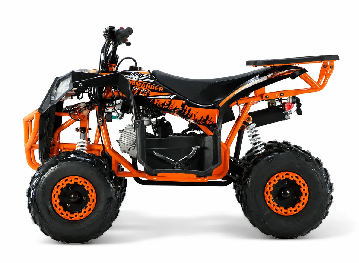 Štvorkolka 125cc KXD ATV 007 Commander Light oranžová – foto 2