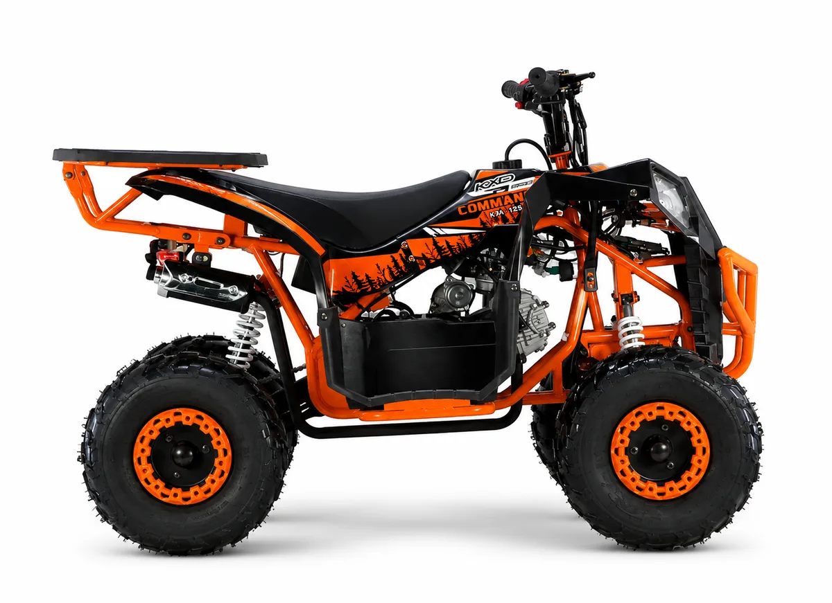 Štvorkolka 125cc KXD ATV 007 Commander Light oranžová – foto 4