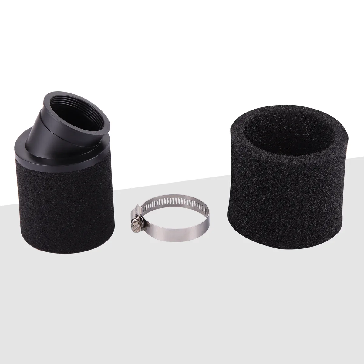 Vzduchový filter 48 mm penový so zalomeným hrdlom